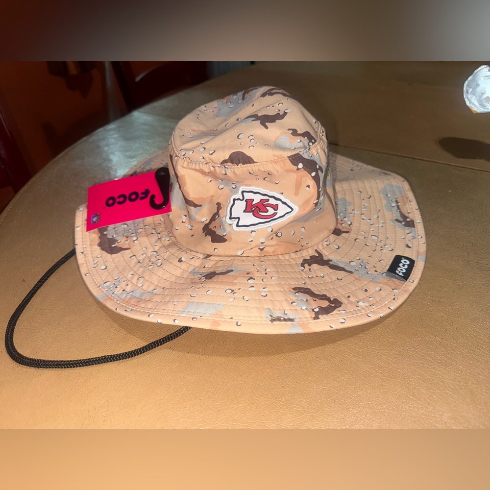 Kansas City Chiefs Camo Tan Boonie Hat